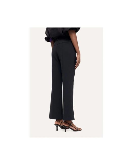 Cambio Gray Wide Trousers