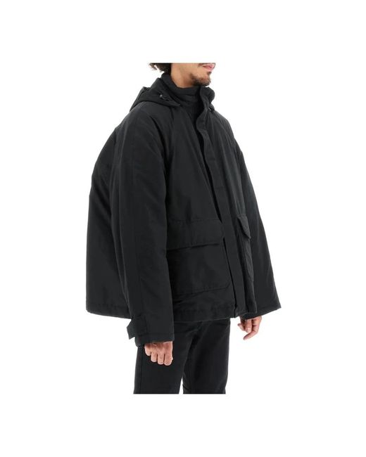 Balenciaga Black Winter Jackets for men