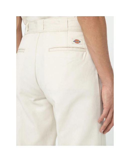 Dickies Natural Straight Trousers for men