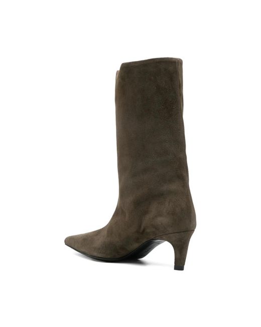 Jude Gray Heeled Boots
