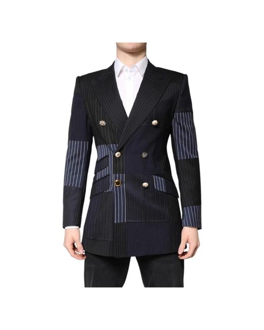 Dolce & Gabbana Blue Blazers for men