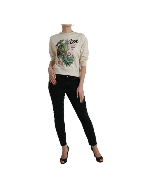 Dolce & Gabbana Natural Sweatshirts