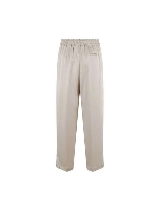 Herno Broeken ,Acetate Casual Pants in het Gray