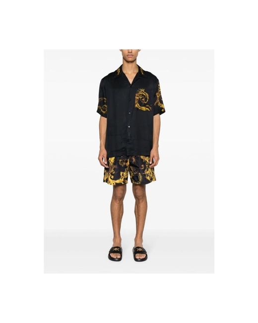 Versace Yellow Casual Shorts for men