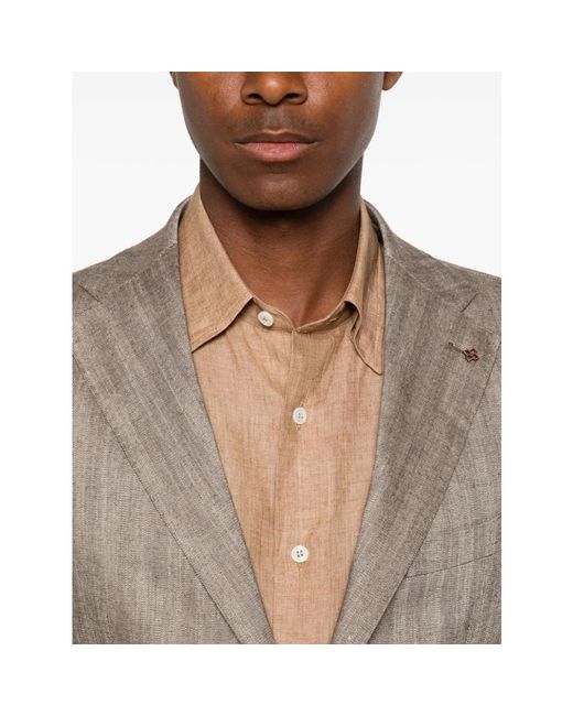 Tagliatore Natural Single Breasted Suits for men