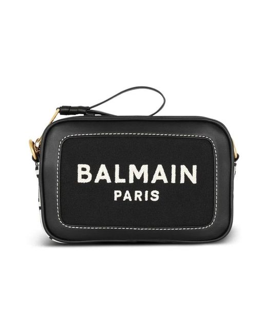 Balmain Black Cross Body Bags