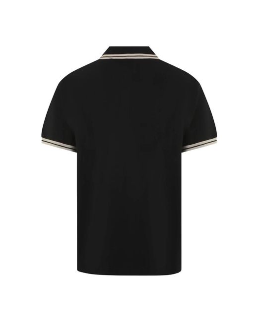 Palm Angels Black Polo Shirts for men