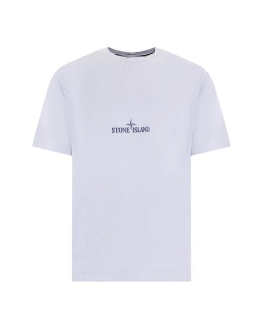 T-Shirts di Stone Island in Blue da Uomo