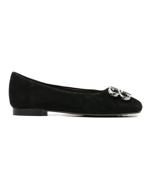 Linda Baumann Black Ballerina Shoes