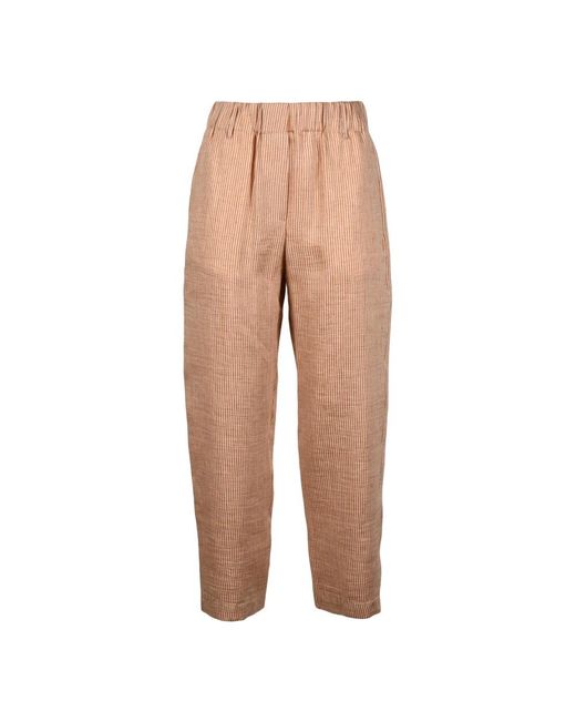 Alysi Natural Tapered Trousers