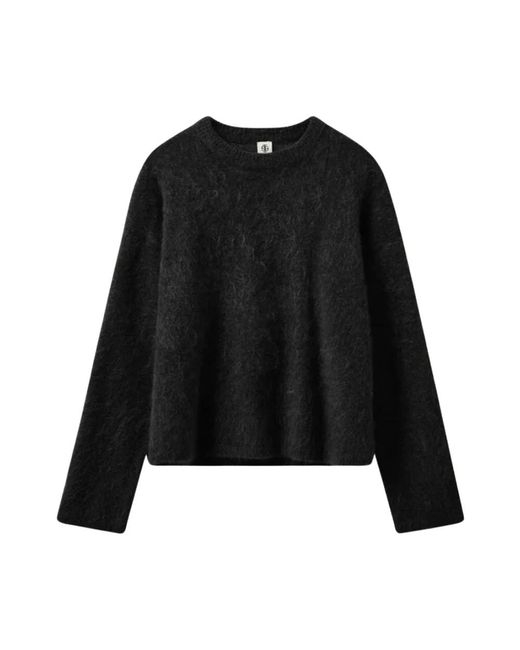 THE GARMENT Zwarte Mohair Trui in het Black