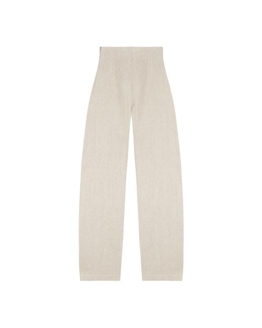 Straight Trousers Cortana de color White