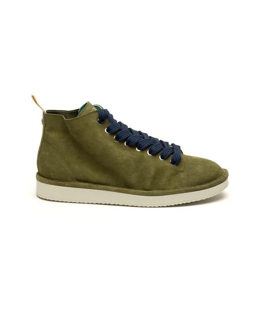 Pànchic Green Lace-Up Boots for men