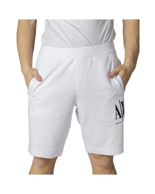 Armani Exchange Gray Casual Shorts for men