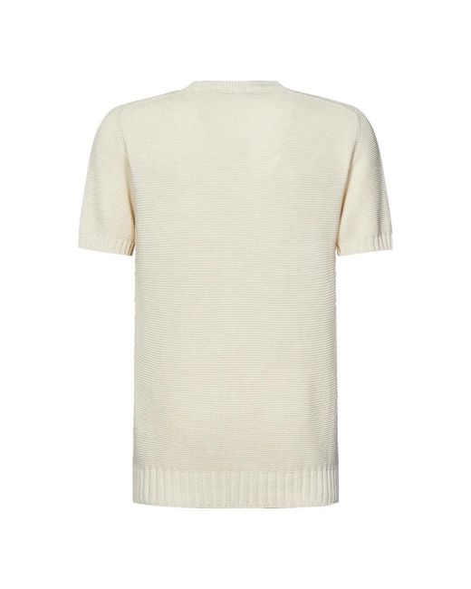 Low Brand Natural Round-Neck Knitwear for men