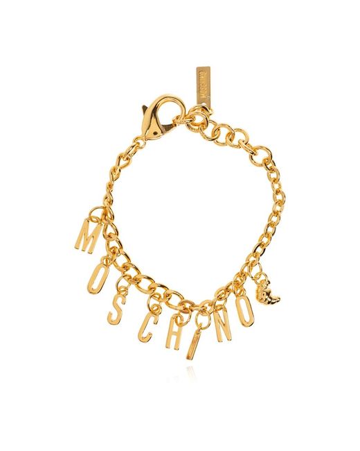 Moschino Metallic Charm-Armband