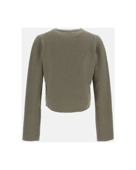 Rier Green Round-Neck Knitwear for men