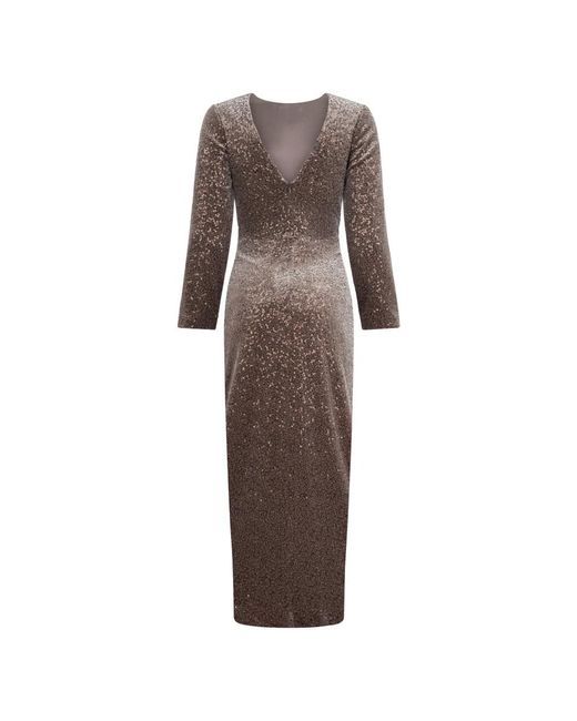 Peserico Brown Party Dresses