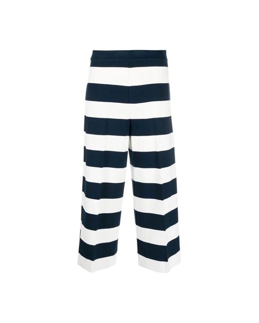 Twinset Blue Wide Trousers