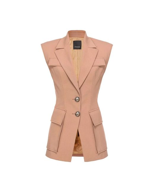 Pinko Pink Waistcoats