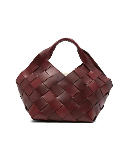 Dragon Diffusion Purple Handtasche Mit Webmuster