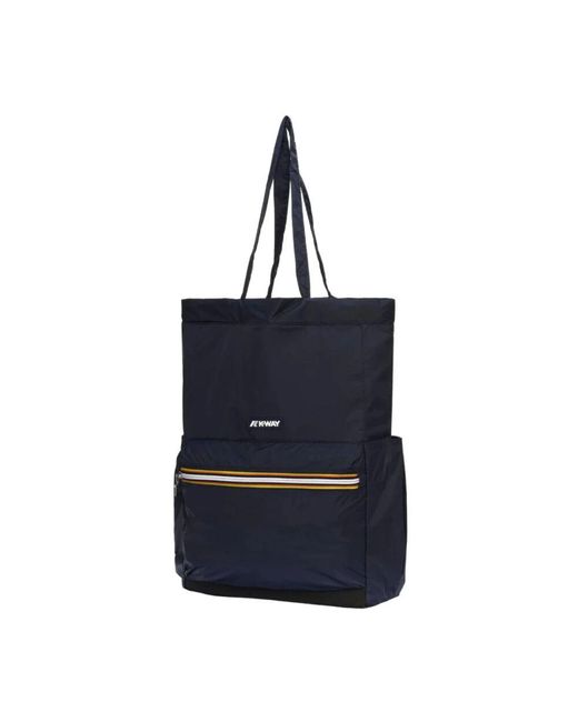 Elegante giacca blandy shopping di K-Way in Blue