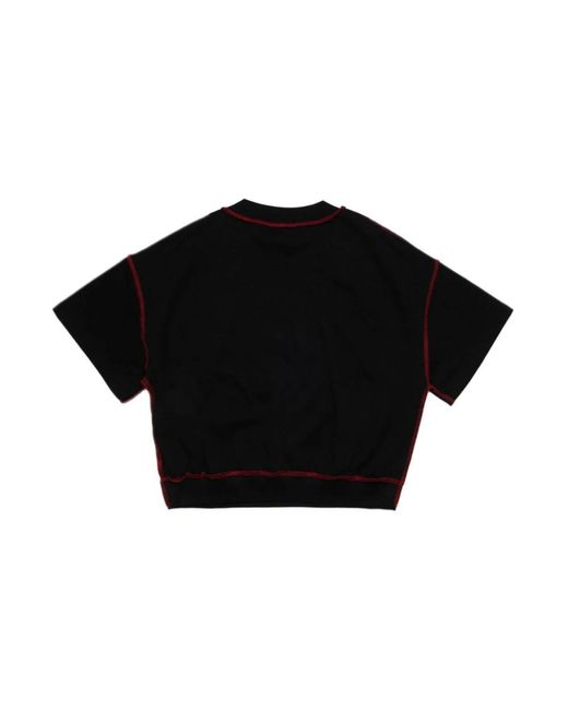 Tops > t-shirts Roberto Collina en coloris Black
