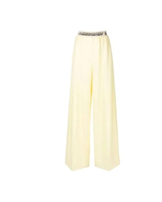 Stella McCartney Yellow Wide Trousers