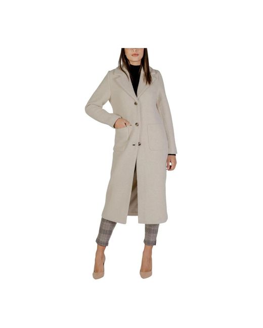 Ichi Natural Single-Breasted Coats
