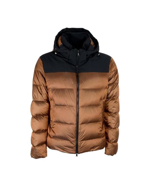 Down Jackets di Paul & Shark in Brown da Uomo