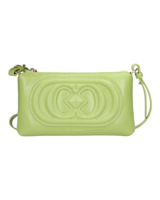 La Carrie Green Cross Body Bags