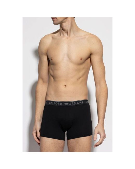 Bottoms Emporio Armani de hombre de color Black