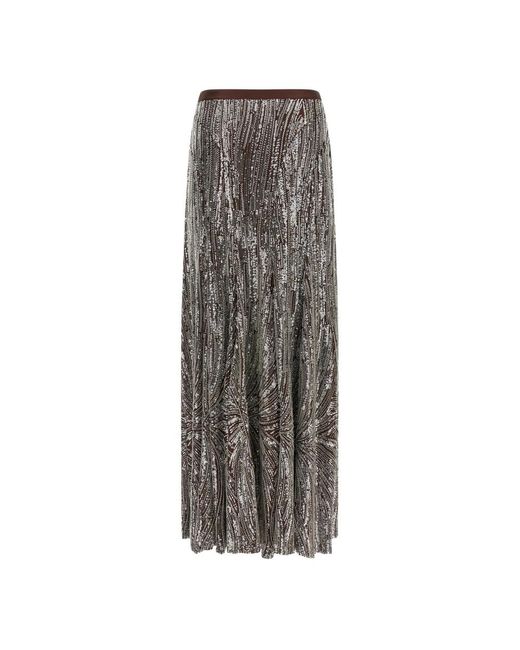 Rabanne Gray Maxi Skirts