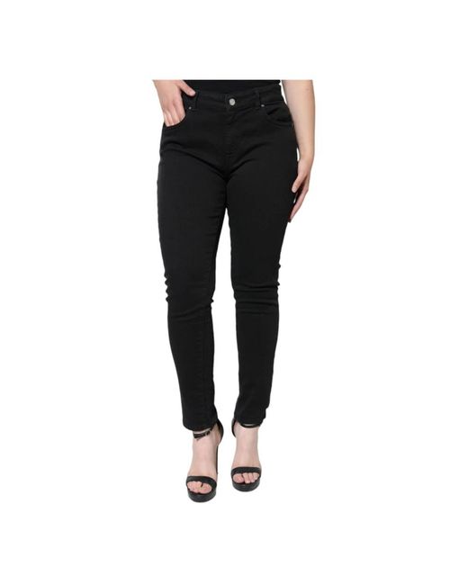 Dolce & Gabbana Black Skinny Fit Jeans