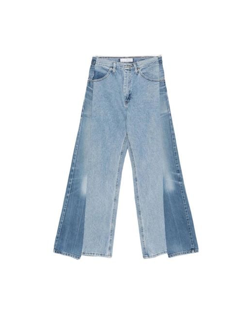 E.L.V. Denim Blue Wide Jeans