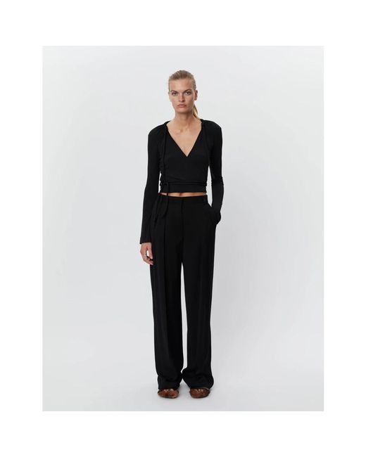 Day Birger et Mikkelsen Black Wide Trousers