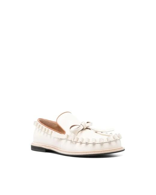 J.W. Anderson White Loafers