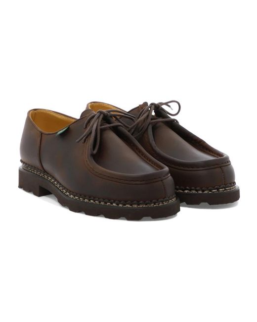 Paraboot Brown Laced Shoes for men