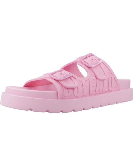 Buffalo Pink Sliders