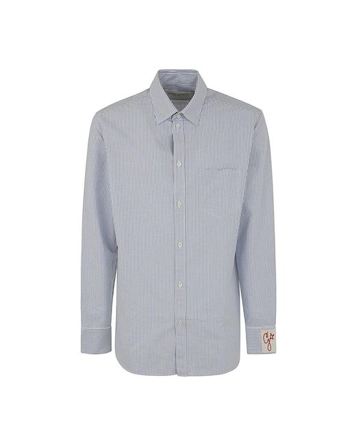 Golden Goose Deluxe Brand Blue Casual Shirts for men