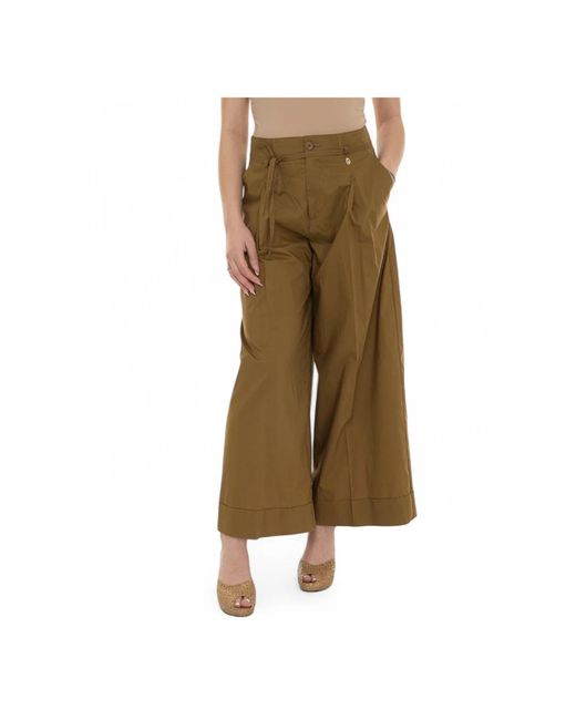 Liu Jo Natural High Waist Cropped Hose Mit Taschen