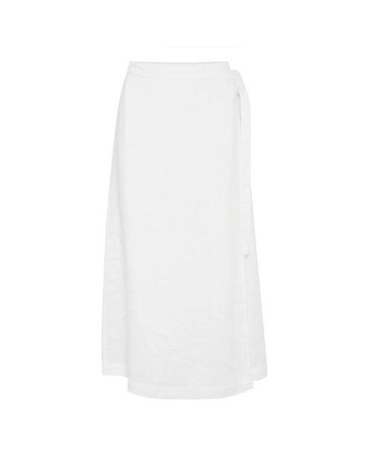 Part Two Midi Skirts in het White