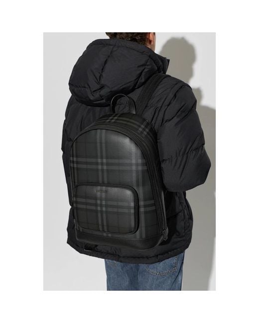 Backpacks di Burberry in Black da Uomo