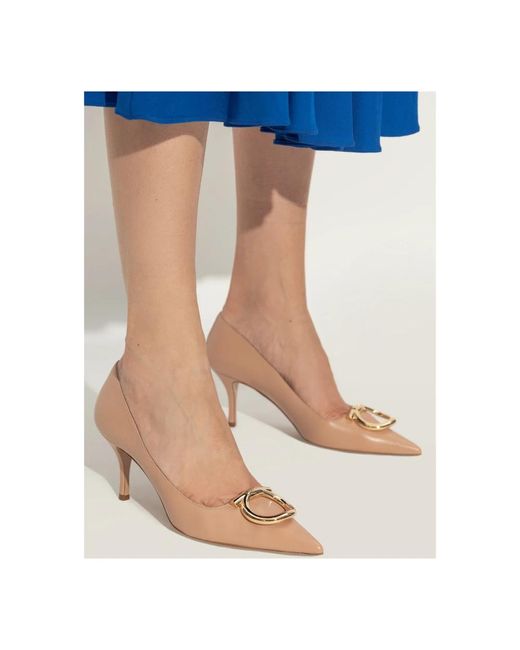 Ferragamo White Hohe Schuhe 'Lara'