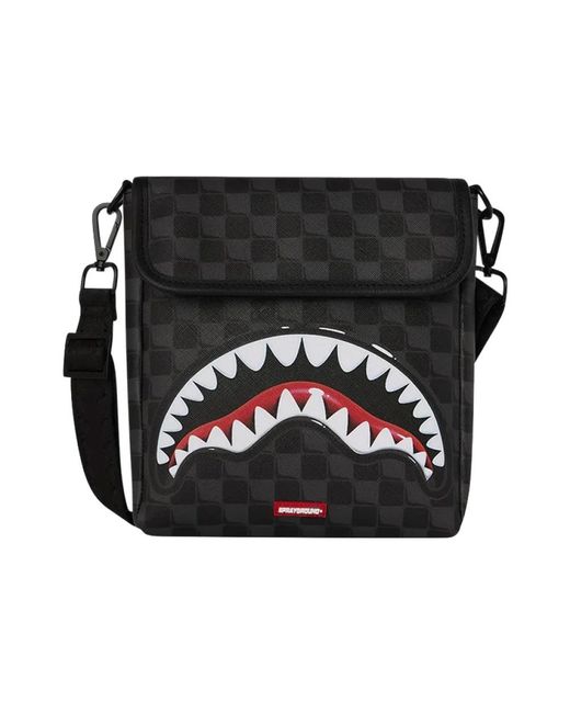 Sprayground Black Messenger Bags for men