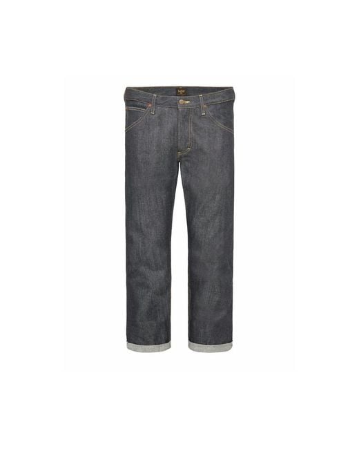 Lee Jeans Gray Straight Jeans for men