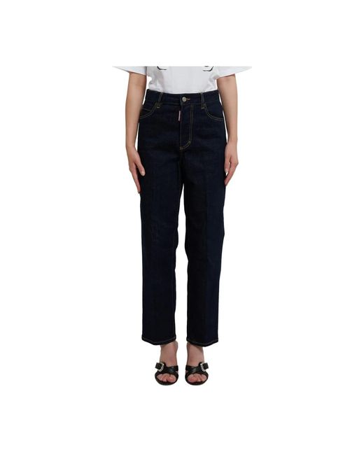 Cropped Jeans DSquared² en coloris Blue