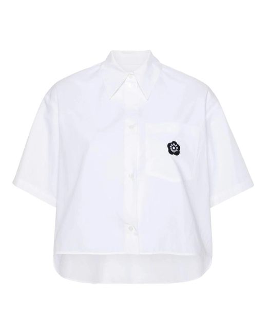 Short sleeve shirts KENZO de color White
