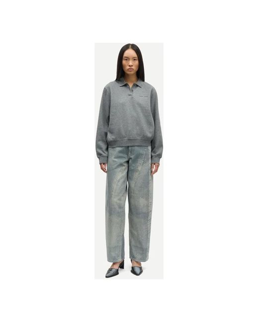 Samsøe & Samsøe Wide Jeans in het Blue