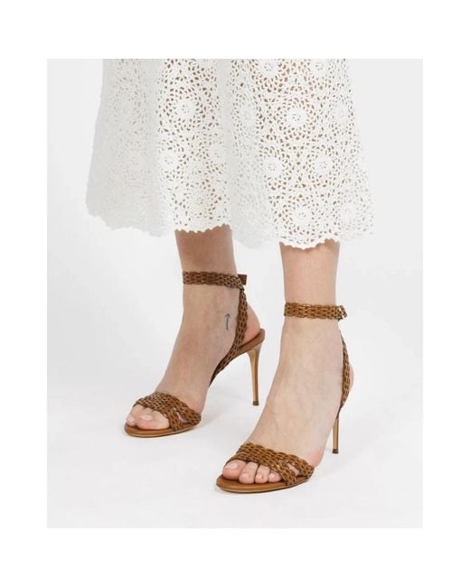 Casadei Brown High Heel Sandals